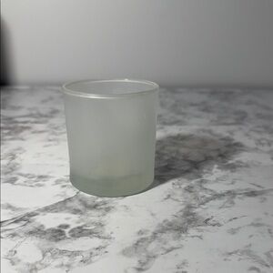 Frosted Glass Candle Holder